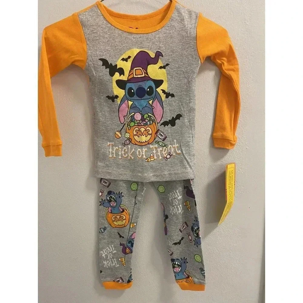 Disney Glow in the Dark Pajamas Unisex Size 4 Trick Or Treat - HALLOWEEN - New